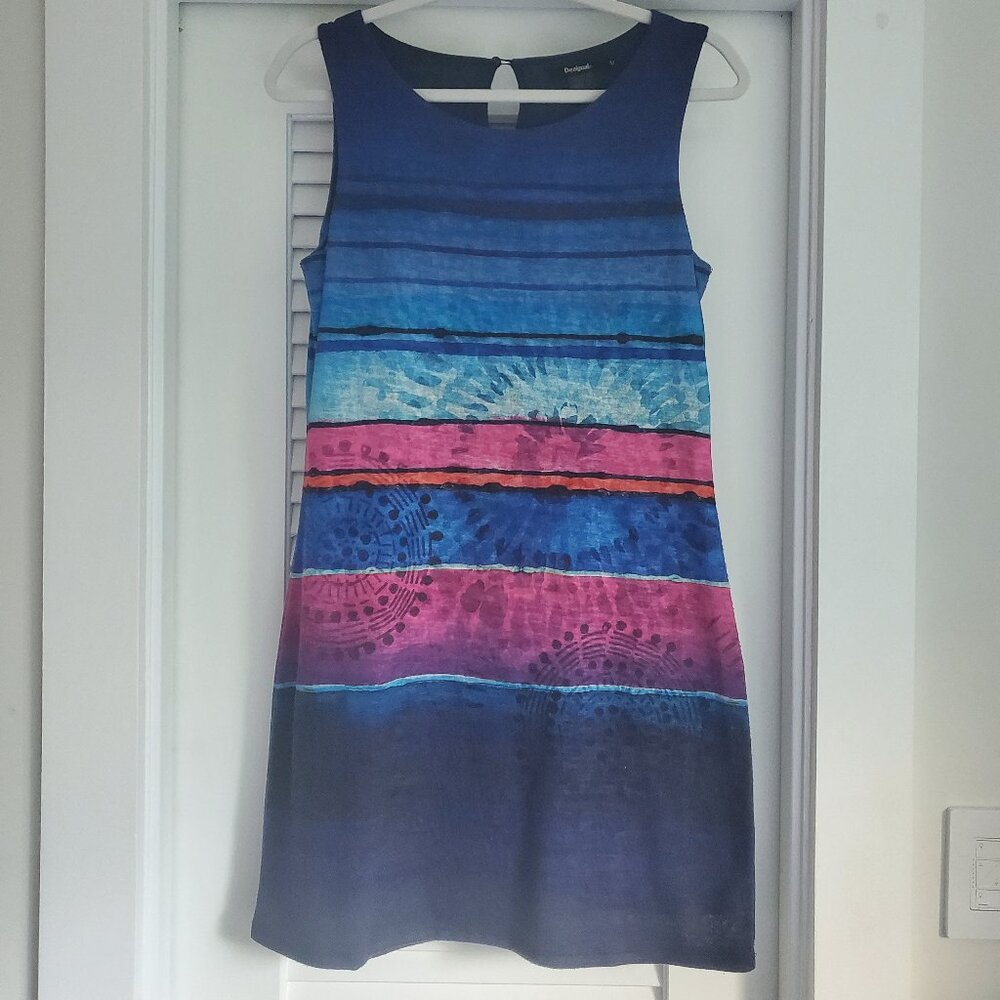 Desigual knit dress stripe